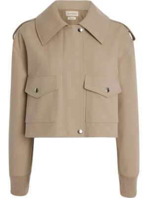 Alexander McQueen  cropped pilot jacket