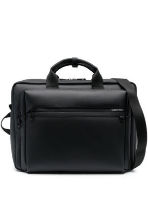 Calvin Klein zip fastening briefcase backpack