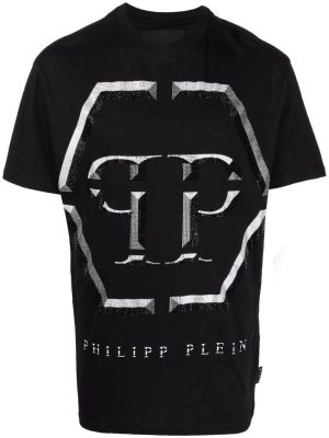 Philipp Plein embellished-logo T-shirt