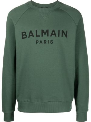 Balmain logo-print sweatshirt