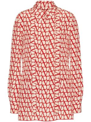 Valentino Garavani  Toile Iconographe crepe de chine shirt