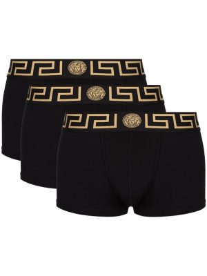 Versace  logo-waistband set of three boxer shorts