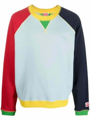 Kenzo colour-block crew-neck sweatshirt
