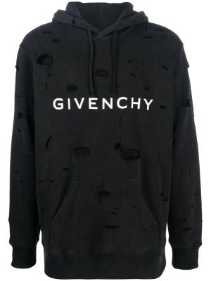 Givenchy Archetype distressed-finish hoodie