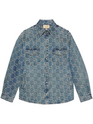 Gucci  GG jacquard denim jacket