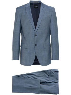BOSS  single-breasted gabardine suit