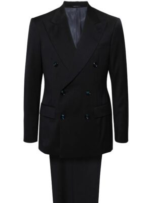 Giorgio Armani  peak-lapel double-breasted suit