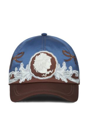 Versace  graphic-print cap