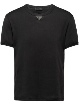 Prada logo plaque T-shirt